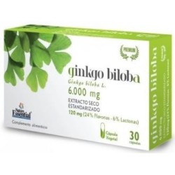 Ginkgo biloba 600de Nature Essential | tiendaonline.lineaysalud.com