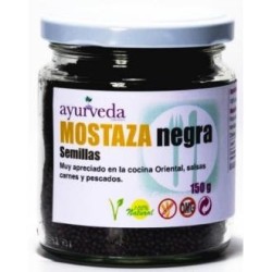 Mostaza negra semde Ayurveda Autentico,aceites esenciales | tiendaonline.lineaysalud.com