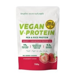 V-protein fresa de Gold Nutrition | tiendaonline.lineaysalud.com