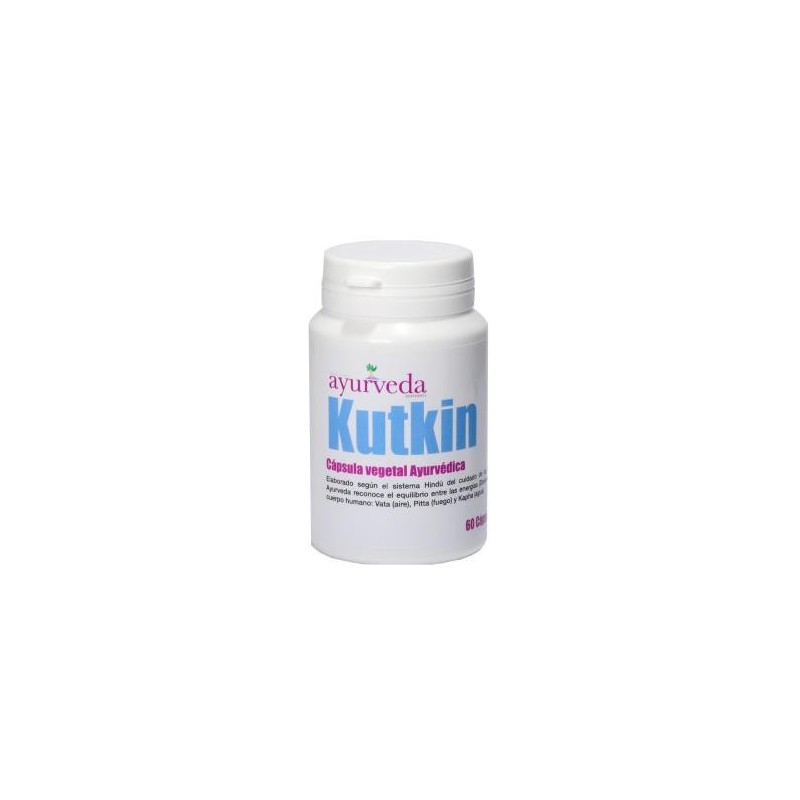 Kutkin 60cap. de Ayurveda Autentico,aceites esenciales | tiendaonline.lineaysalud.com