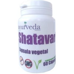 Shatavari 60cap. de Ayurveda Autentico,aceites esenciales | tiendaonline.lineaysalud.com