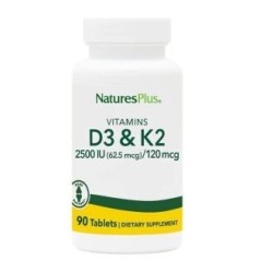 Vitamina d3 2500ude Natures Plus | tiendaonline.lineaysalud.com