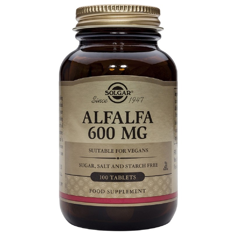 Comprar Alfalfa 600Mg Solgar al mejor precio|tiendaonline.lineaysalud