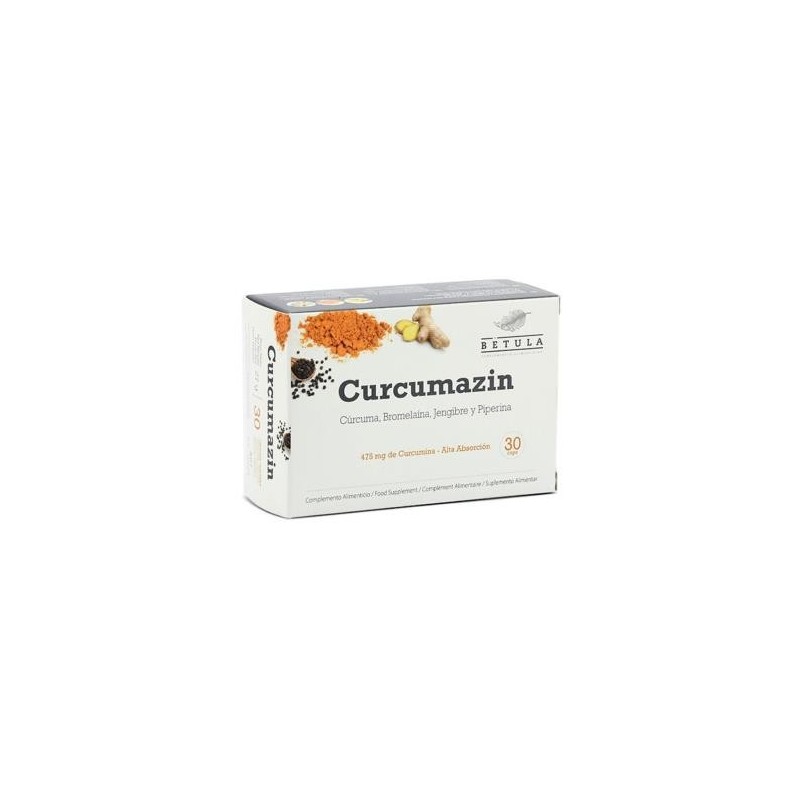Curcumazin 30cap.de Betula,aceites esenciales | tiendaonline.lineaysalud.com
