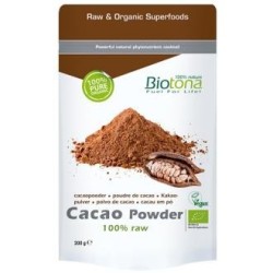 Cacao raw powder de Biotona,aceites esenciales | tiendaonline.lineaysalud.com