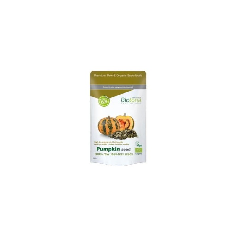 Pumpkin seed raw de Biotona,aceites esenciales | tiendaonline.lineaysalud.com