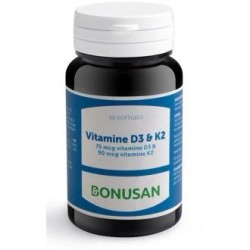 Vitamina d3 & k2 de Bonusan,aceites esenciales | tiendaonline.lineaysalud.com