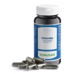 Chlorella 60vcap.de Bonusan,aceites esenciales | tiendaonline.lineaysalud.com