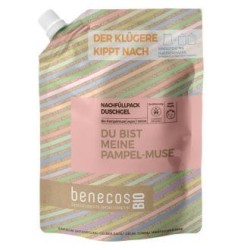 Gel de baño pomede Benecos,aceites esenciales | tiendaonline.lineaysalud.com