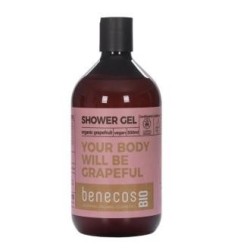 Gel de baño pomede Benecos,aceites esenciales | tiendaonline.lineaysalud.com