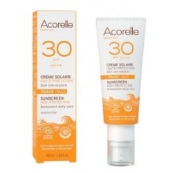 CREMA SOLAR facial SPF30 40ml. de Acorelle | tiendaonline.lineaysalud.com