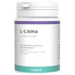 L-lisina 500mg. 1de Codival | tiendaonline.lineaysalud.com