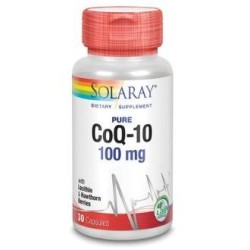 Pure coq10 100mg de Solaray | tiendaonline.lineaysalud.com