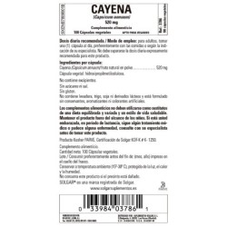 Comprar Cap Cayena 520Mg Solgar al mejor precio