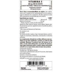 Comprar Vitamina E 400Ui 100 perlas Solgar | tiendaonline.lineaysalud