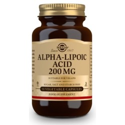 Comprar Acido Alfa Lipoico 200 Mg 50 capsulas Solgar al mejor precio