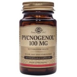 Comprar Pycnogenol 30 capsulas 100 Mg como extracto de corteza de pino