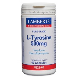 L-tirosina 500 mg 60 capsulas. Aminoácido|tiendaonline.lineaysalud.com