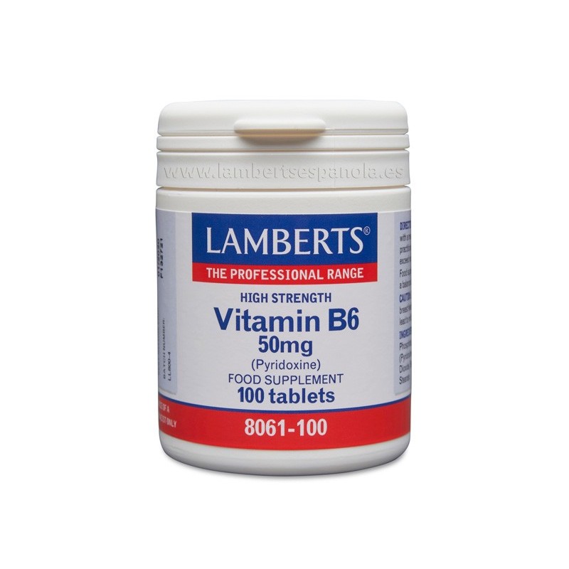 Comprar Vitamina B6 50mg (Piridoxina) en tiendaonline.lineaysalud.com