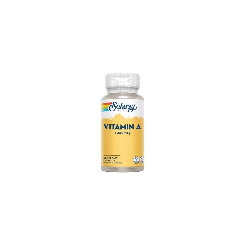 Vitamina a 3000mcde Solaray | tiendaonline.lineaysalud.com