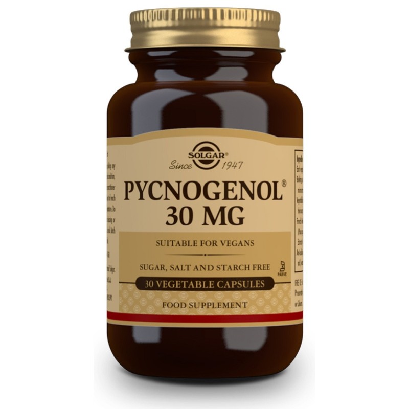 Comprar Pycnogenol 30 capsulas 30 Mg como extracto de corteza de pino