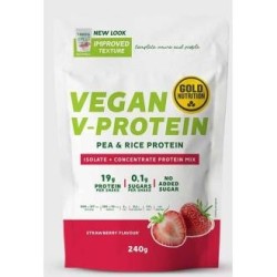 V-protein fresa de Gold Nutrition | tiendaonline.lineaysalud.com