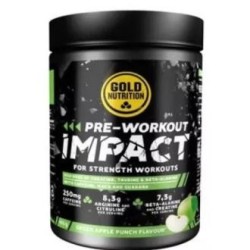 Pre-workout impacde Gold Nutrition | tiendaonline.lineaysalud.com