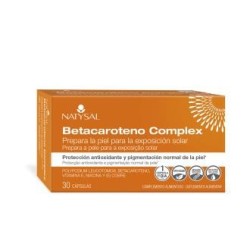 Betacaroteno compde Natysal | tiendaonline.lineaysalud.com