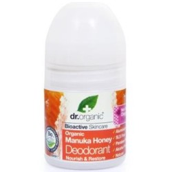 Desodorante miel de Dr. Organic | tiendaonline.lineaysalud.com