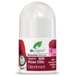 Desodorante rosa de Dr. Organic | tiendaonline.lineaysalud.com