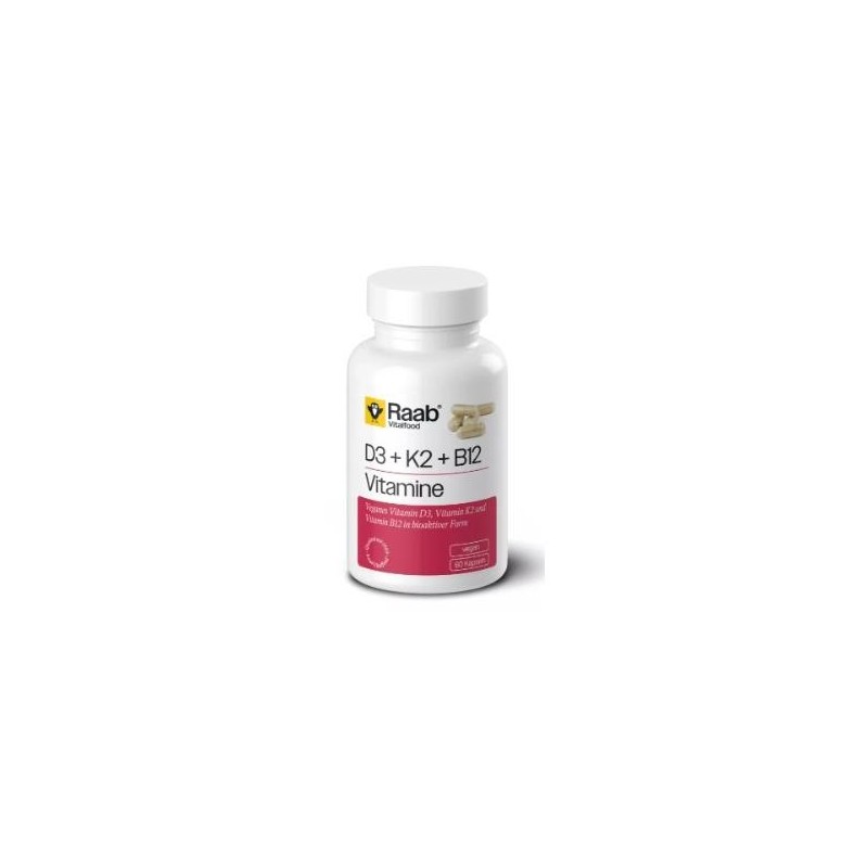 Vitamina d3+k2+b1de Raab Vitalfood | tiendaonline.lineaysalud.com