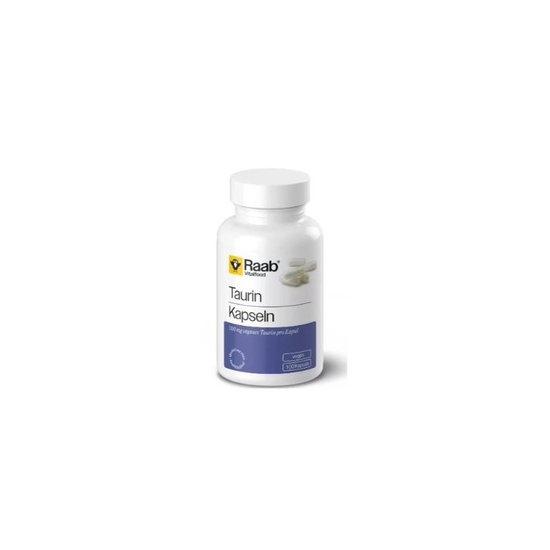 Taurina 600mg de Raab Vitalfood | tiendaonline.lineaysalud.com