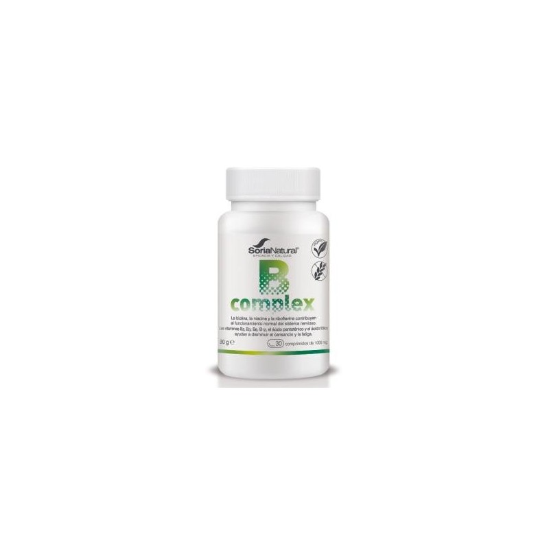 B complex  100mg de Soria Natural | tiendaonline.lineaysalud.com