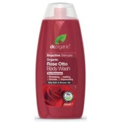 Gel de ducha rosade Dr. Organic | tiendaonline.lineaysalud.com