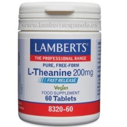 L-teanina 200mg. de Lamberts | tiendaonline.lineaysalud.com