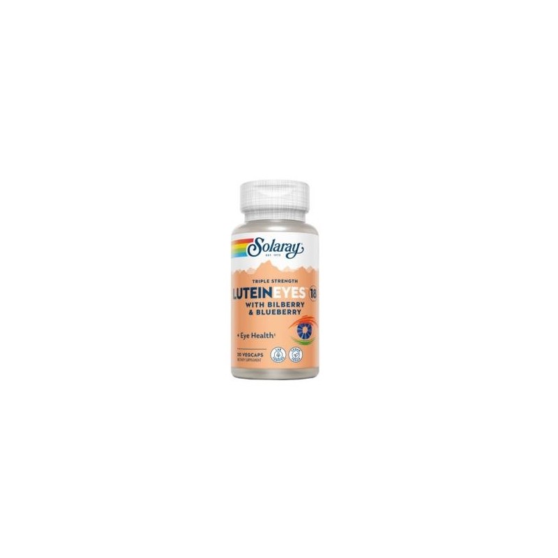 Lutein eyes 18mg.de Solaray | tiendaonline.lineaysalud.com