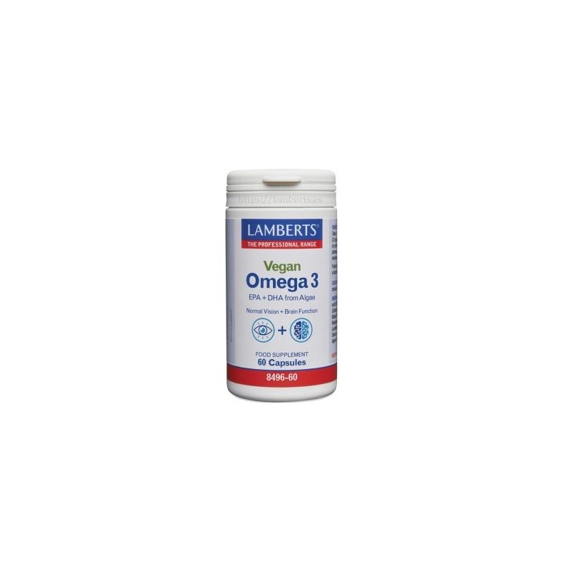 Omega 3 vegano de Lamberts | tiendaonline.lineaysalud.com