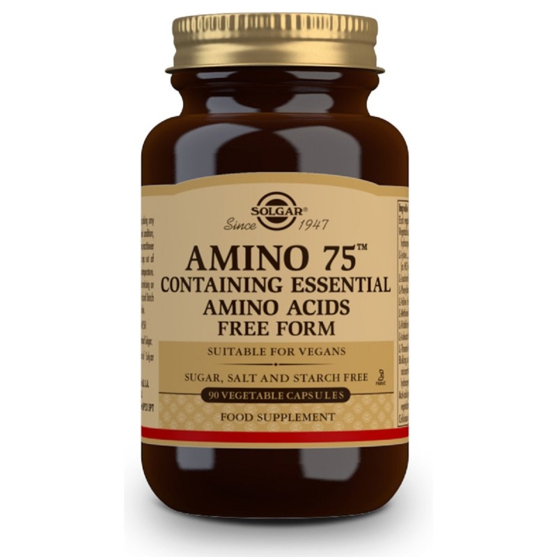Comprar Aminoácidos Amino 75 90 Caps Solgar | tiendaonline.lineaysalud