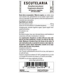 Comprar Extracto de raíz de Escutelaria 520 Mg Solgar al mejor precio