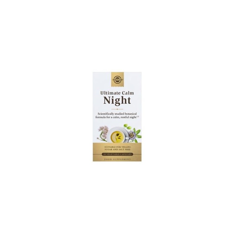 ULTIMATE CALMA NIGHT 30 vegicaps.de Solgar | tiendaonline.lineaysalud.com