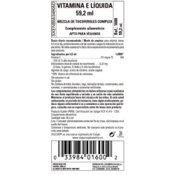 Comprar Vitamina E Líquida 59,2 ml Solgar | tiendaonline.lineaysalud