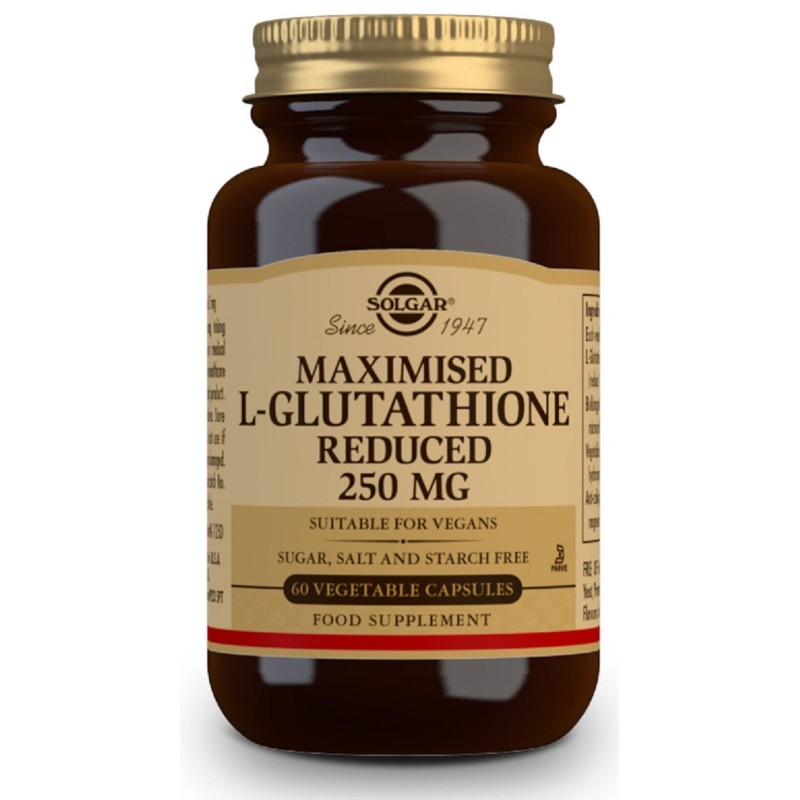 Comprar L-Glutatión Maximizado 250 Mg 60 Caps Solgar al mejor precio