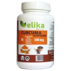 CURCUMA+PIPERINA 120comp. de Elikafoods | tiendaonline.lineaysalud.com