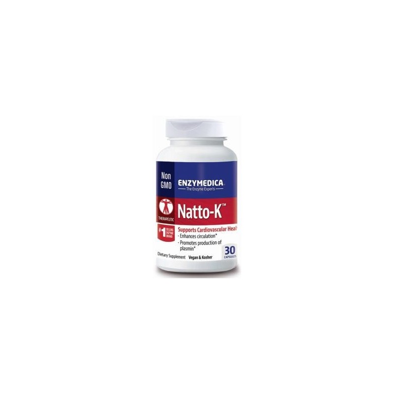 Natto-k 30cap.vegde Enzymedica | tiendaonline.lineaysalud.com
