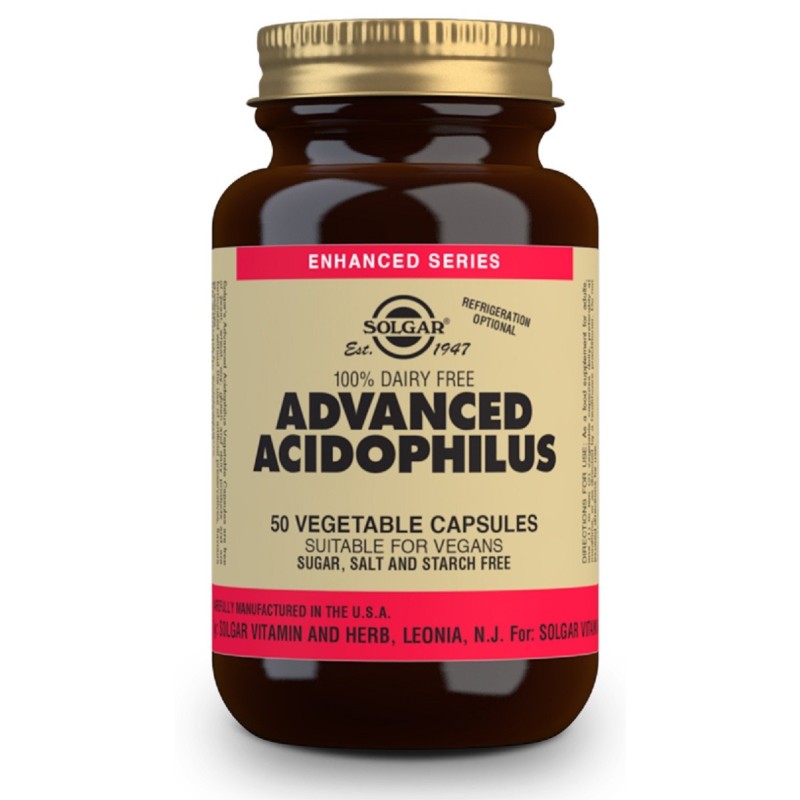 Comprar Acidophilus Avanzado 100 Cap. Solgar |tiendaonline.lineaysalud