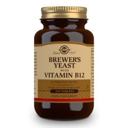 Comprar Levadura De Cerveza con Vitamina B12 250 comprimidos Solgar