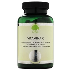 Vitamina C 1000 mg (100 cáp). Es orgánica, con acerola y escaramujo