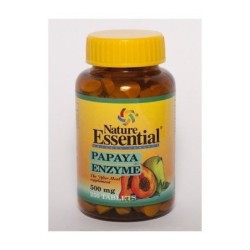 Papaya 500 mg. 250 (Tabletas).  Enzimas en tiendaonline.ineaysalud.com