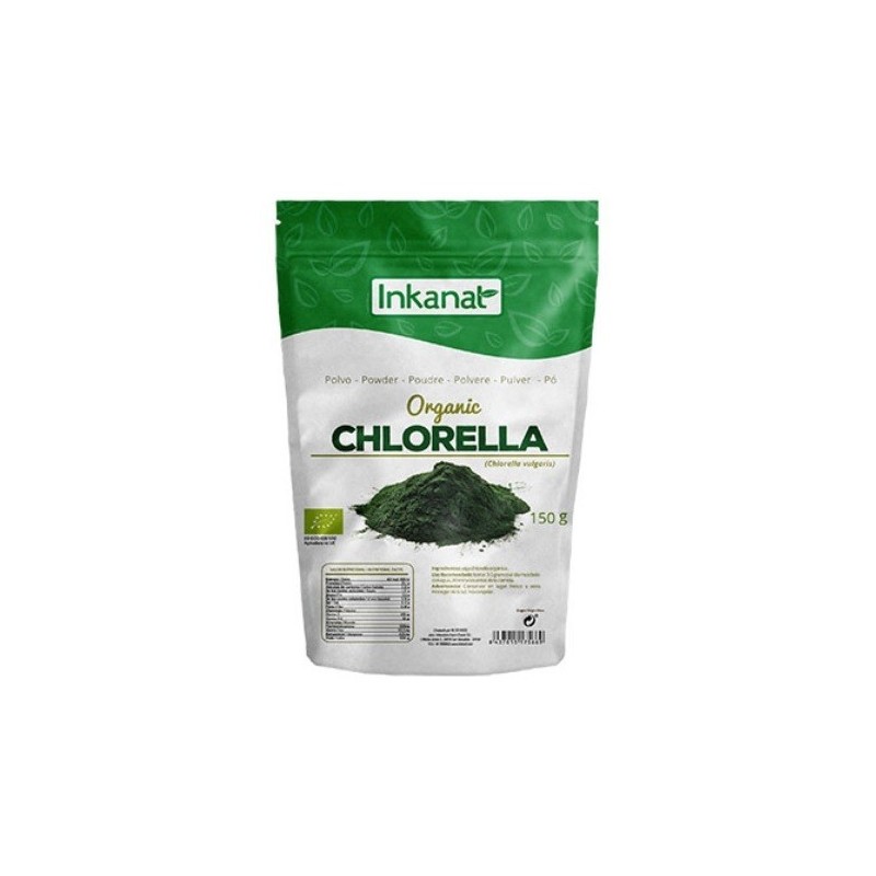 Chlorella en polvo BIO en polvo. Alga que ayuda a eliminar tóxicos