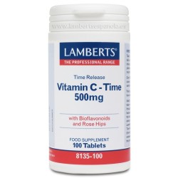 Vitamina C-Time  500mg 100 tab. de liberación sostenida con escaramujo